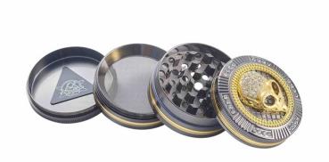Grinder "Glitzer Alien" 4-teilig 50mm